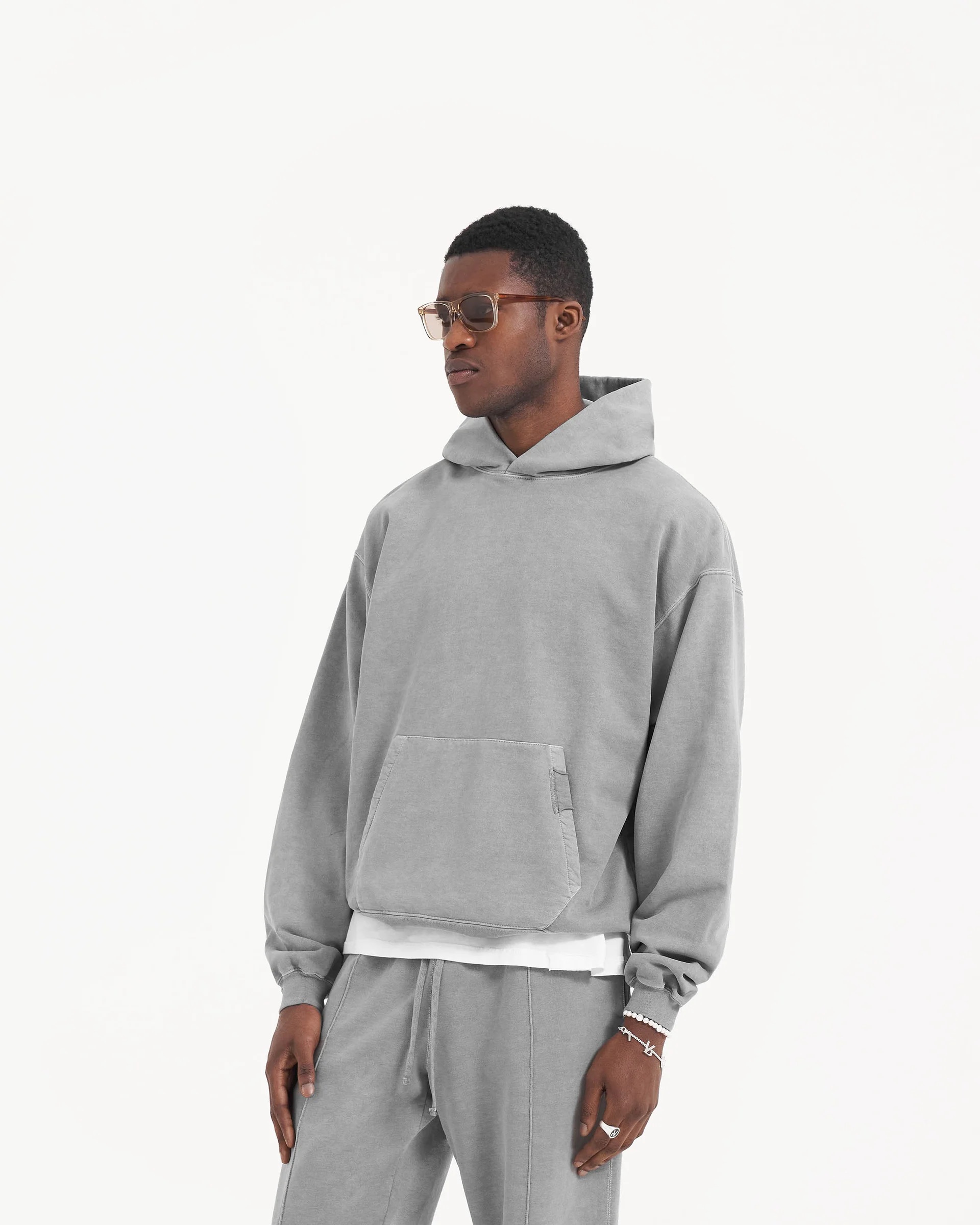 Oversized hoodie REPRESENT - color Gray 